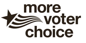 More Voter Choice Logo Black